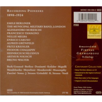 Recording Pioneers 1898-1924